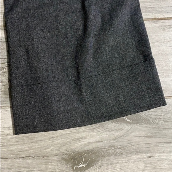 bebe Wide Legged Black Side Trim Gray Pants - Picture 6 of 7